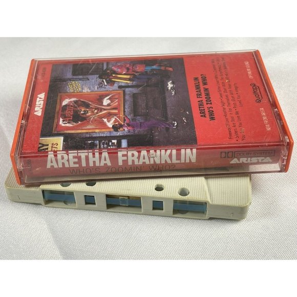 Who's Zoomin' Who by Aretha Franklin Music Cassette Tape 1 Arista Records TESTED - Picture 2 of 8